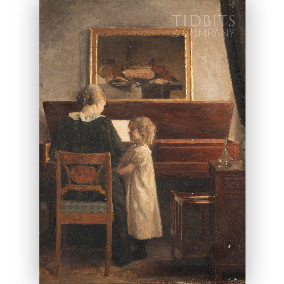 Vintage Art Print | Safe and Warm