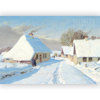 Vintage Art Print | Shoulder to the Shovel