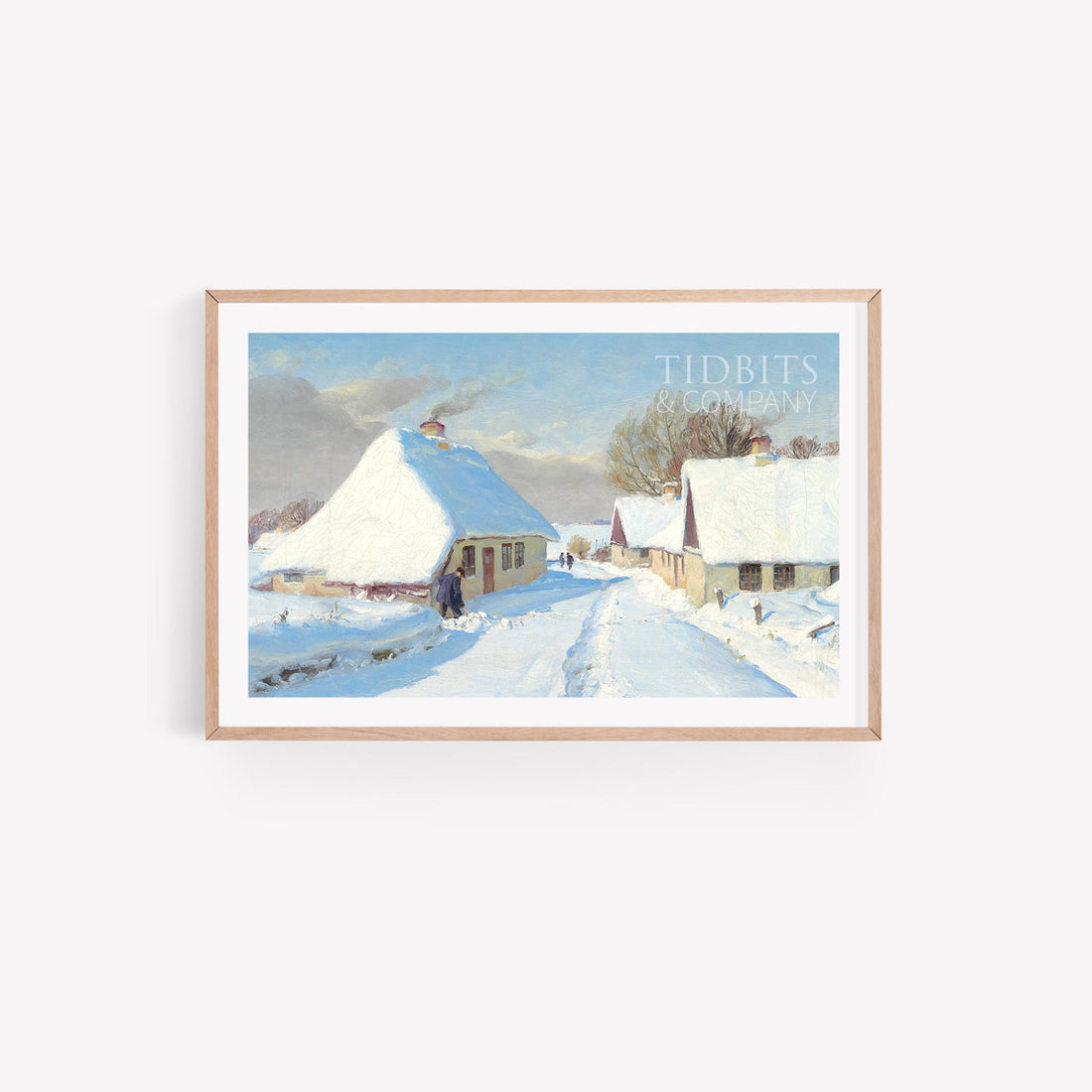 Vintage Art Print | Shoulder to the Shovel