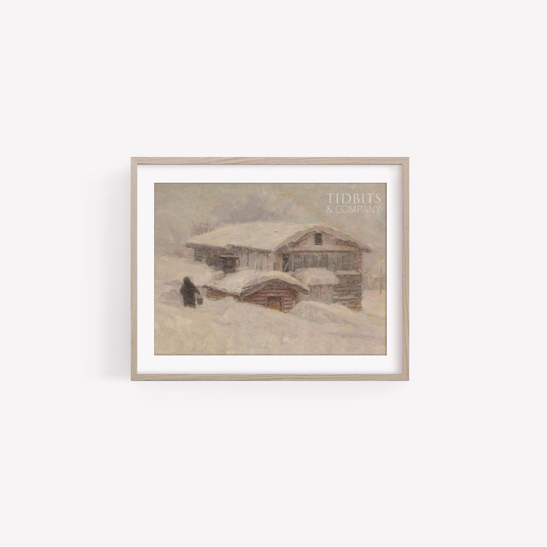 Vintage Art Print | Snowed In