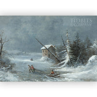 Vintage Art Print | The Blizzard