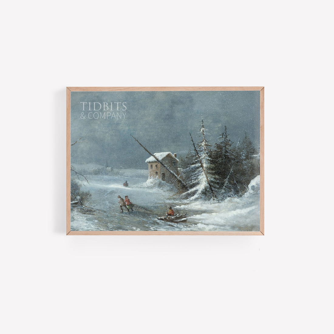 Vintage Art Print | The Blizzard