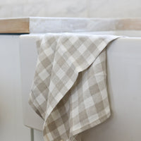 Gingham Linen Tea Towel