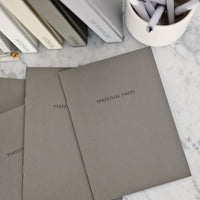 Perpetual Dates Booklet | Shadow Gray