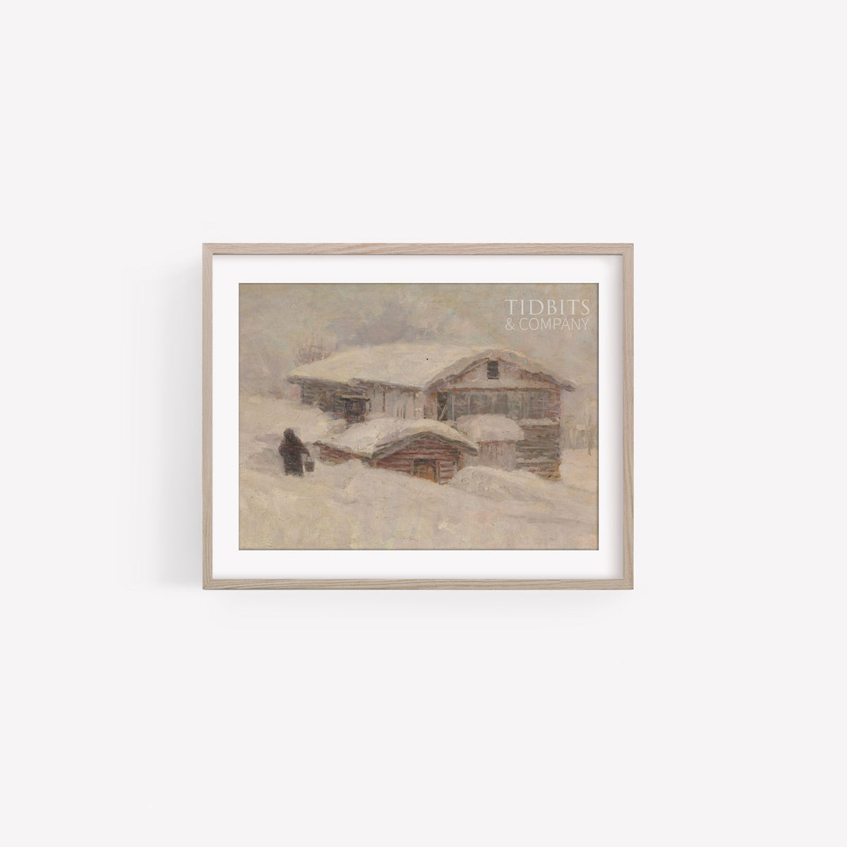 Vintage Art Print | Snowed In – TIDBITS & Company