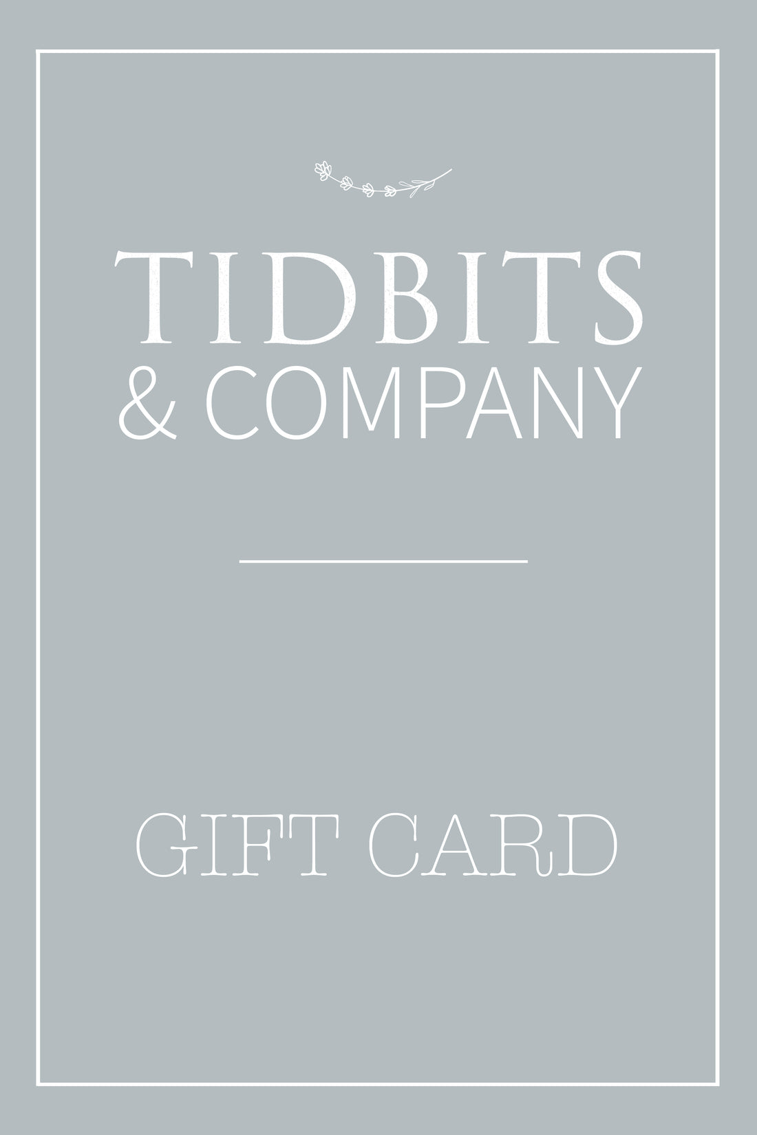 TIDBITS & Company Gift card